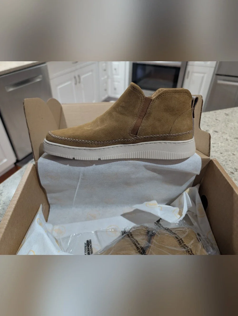Women's Sam Hubbard Casual Suede Zip Sneakers - Brown